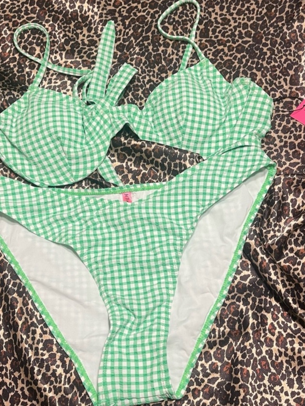 Betsey Johnson Gingham Bikini